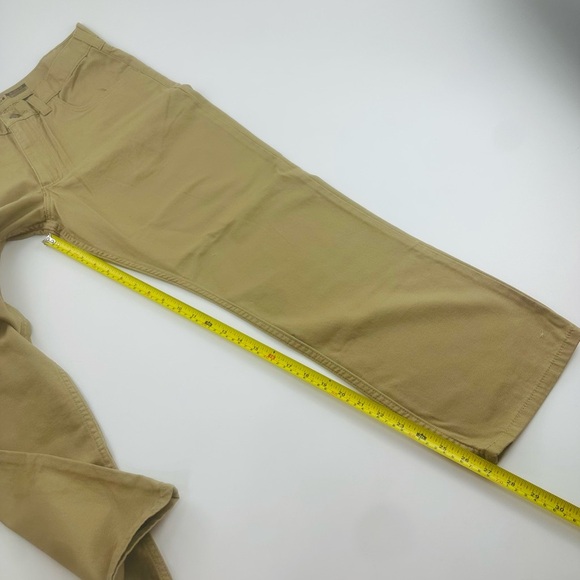 Carhartt Relaxed Fit Khaki Rugged Flex/Carvas 5-Pocket Work Pant (Size: 33x28) - Picture 4 of 13